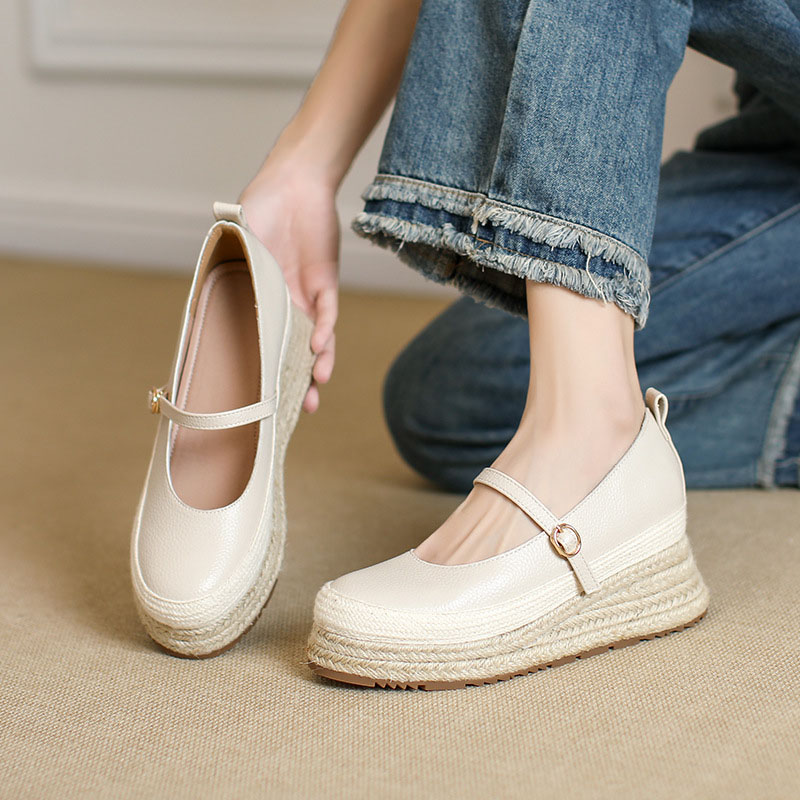 Espadrille Slip On - Escarpins Femme XMWRLW 2026 Printemps-Été, Talons
