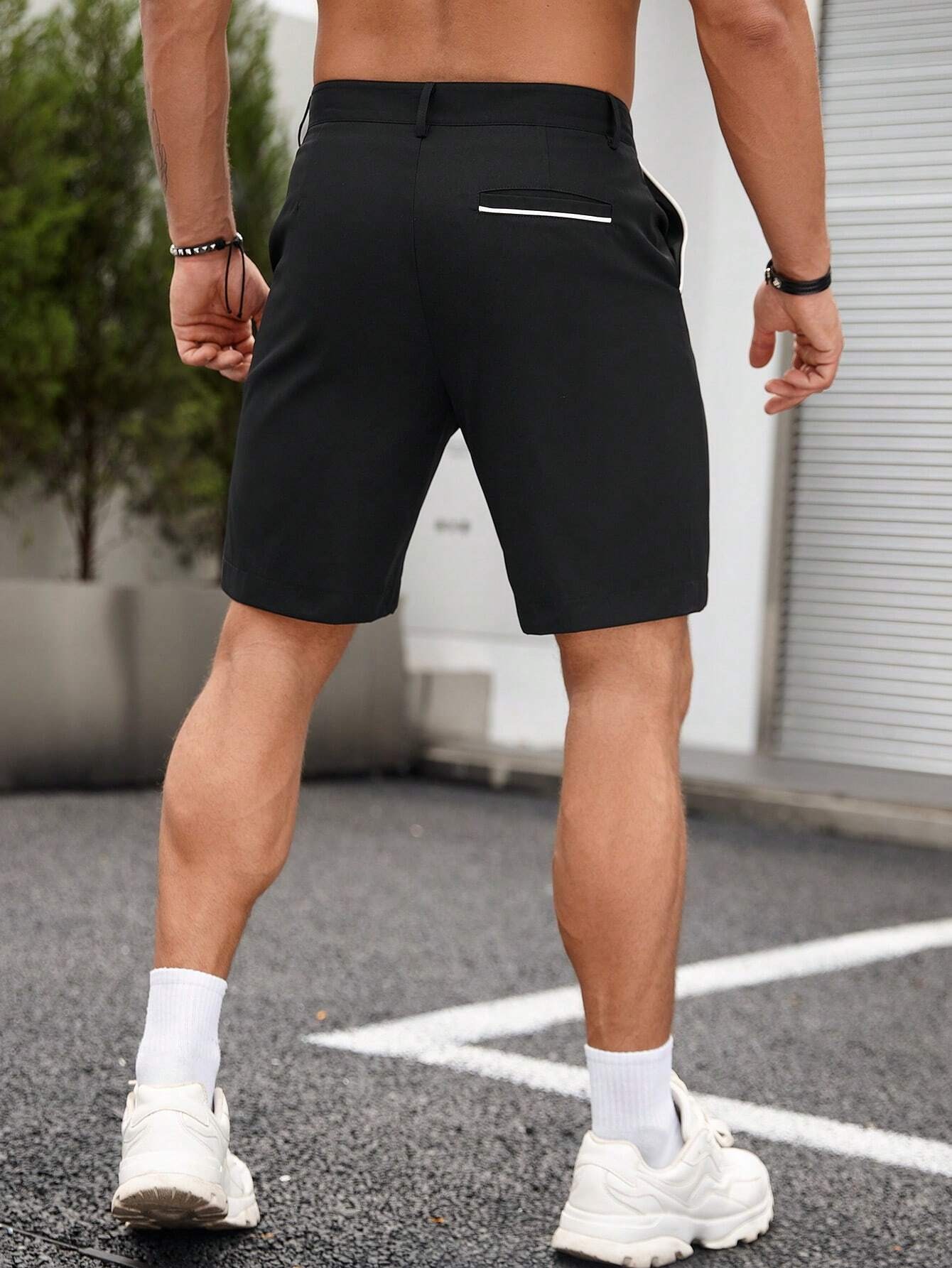 Shorts Chino Slim - Shorts chino pour homme, coupe slim,