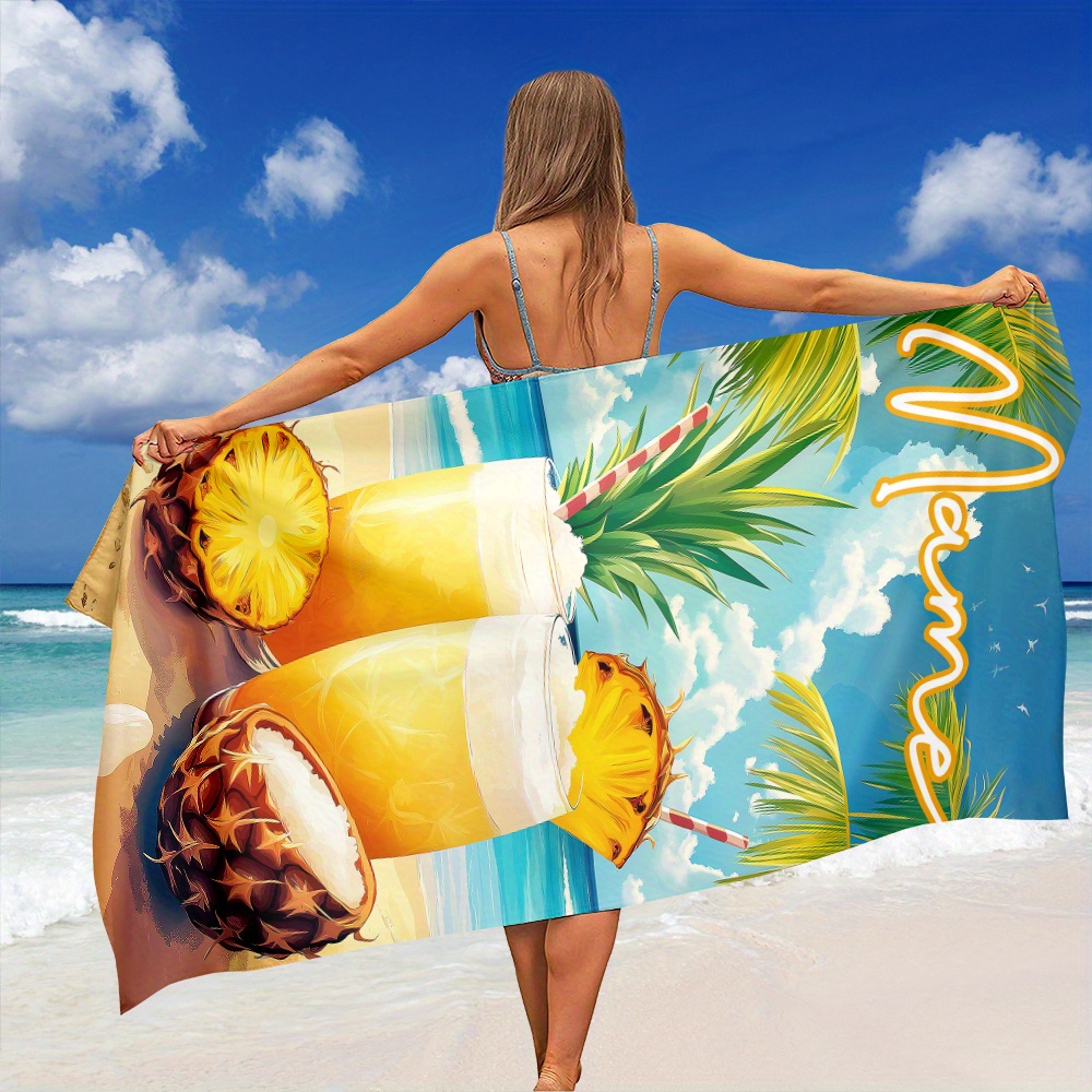Beach Towel Large - 1 pièce Serviette de plage personnalisable