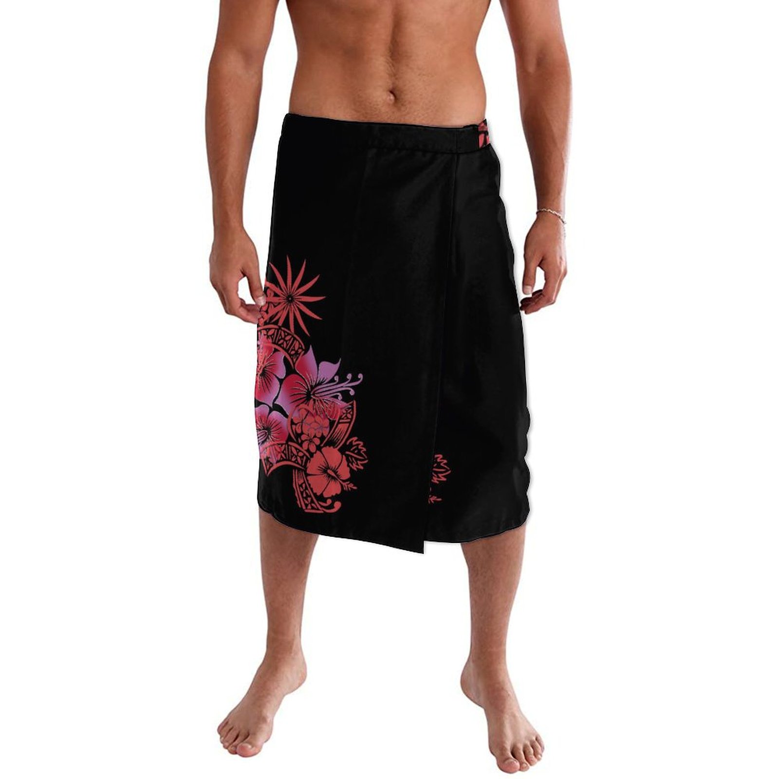 Sarong Men Wrap - Robe portefeuille de Style ethnique hawaïen