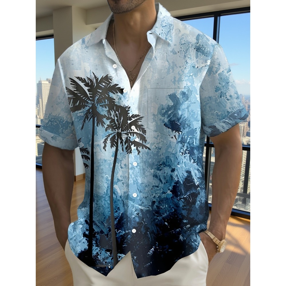 Resort Shirt Floral - Chemise de resort à revers avec