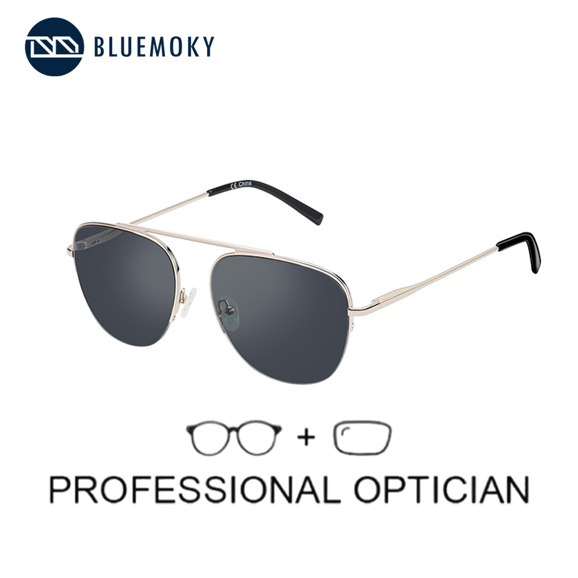 Sunglasses Aviator Polarized - BLUEMOKY-Lunettes de soleil polarisées pour hommes