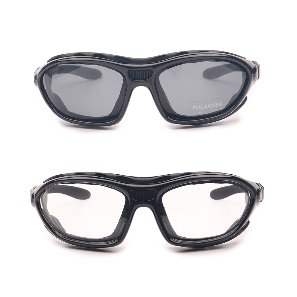 Sunglass Retainer Cord - Lunettes de moto polarisées transparentes, lunettes