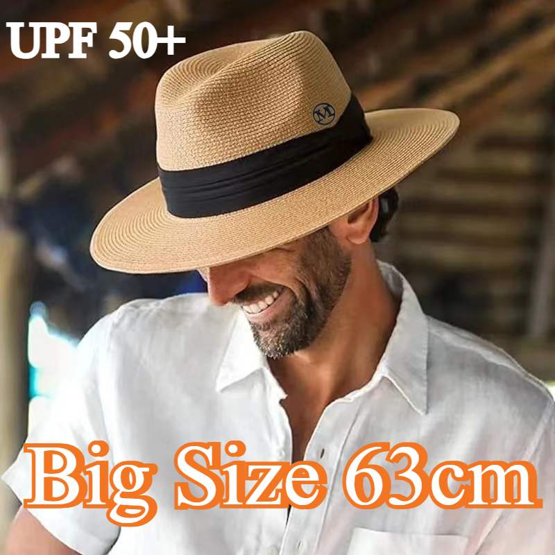 Bucket Hat Straw - Grand Chapeau de Paille Panama Jazz