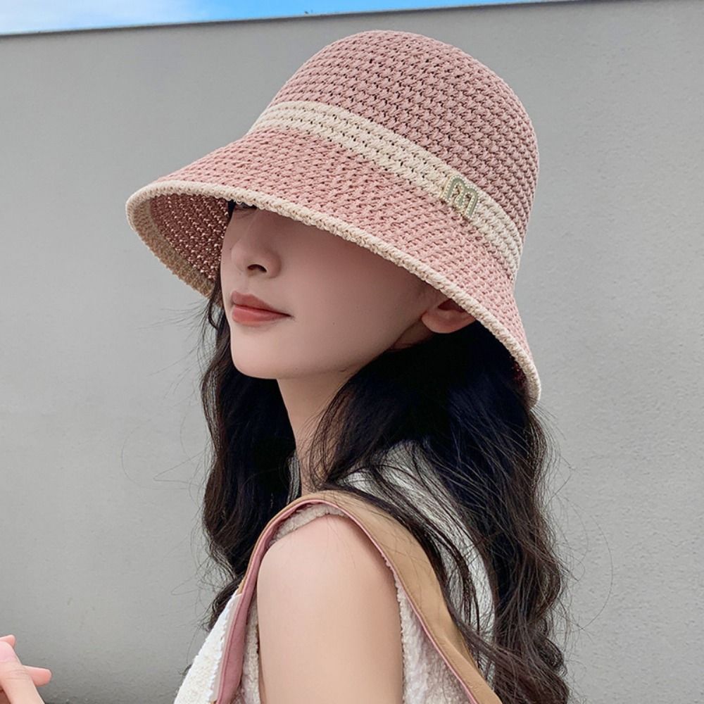 Chapeau de pêcheur élégant et  - Bucket Hat Straw avis et prix
