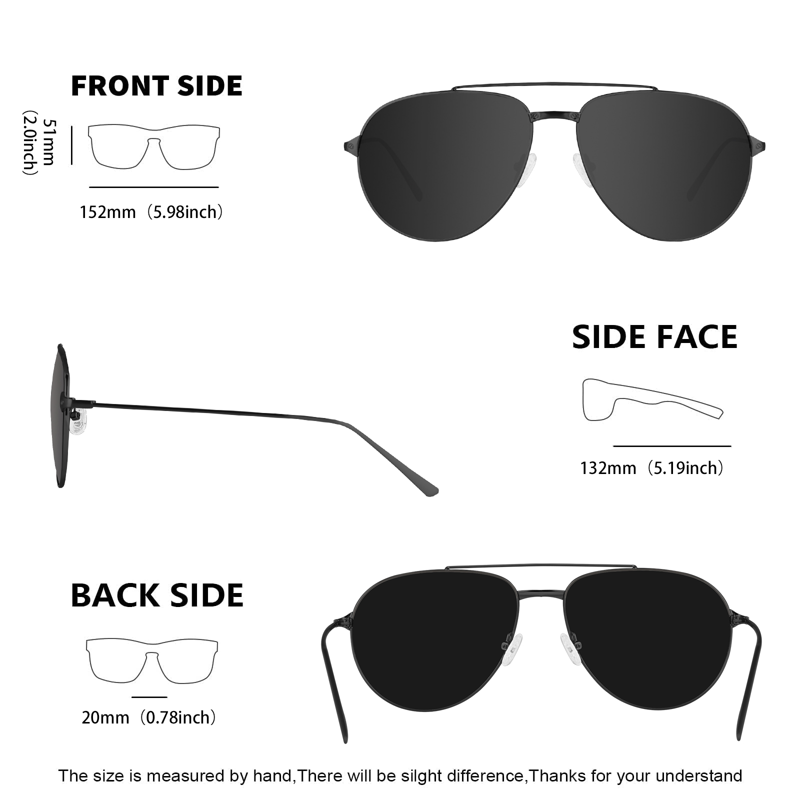 Prévention Jcorde I Happator-L - Sunglasses Aviator Polarized avis et prix