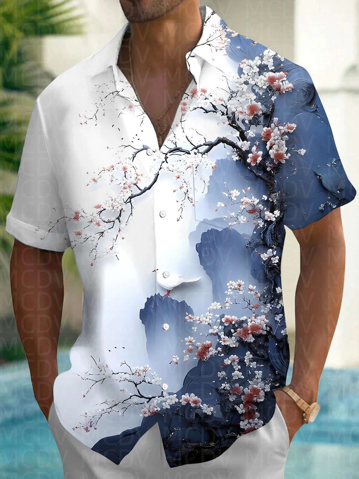 Chemise Hawaïenne Homme Style  - Shirt Camp Collar avis et prix