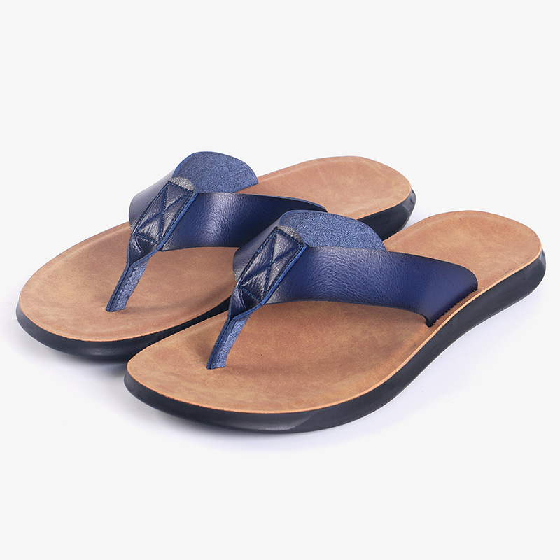 Nouvelles tongs en cuir italie - Flip Flop Leather Men avis et prix