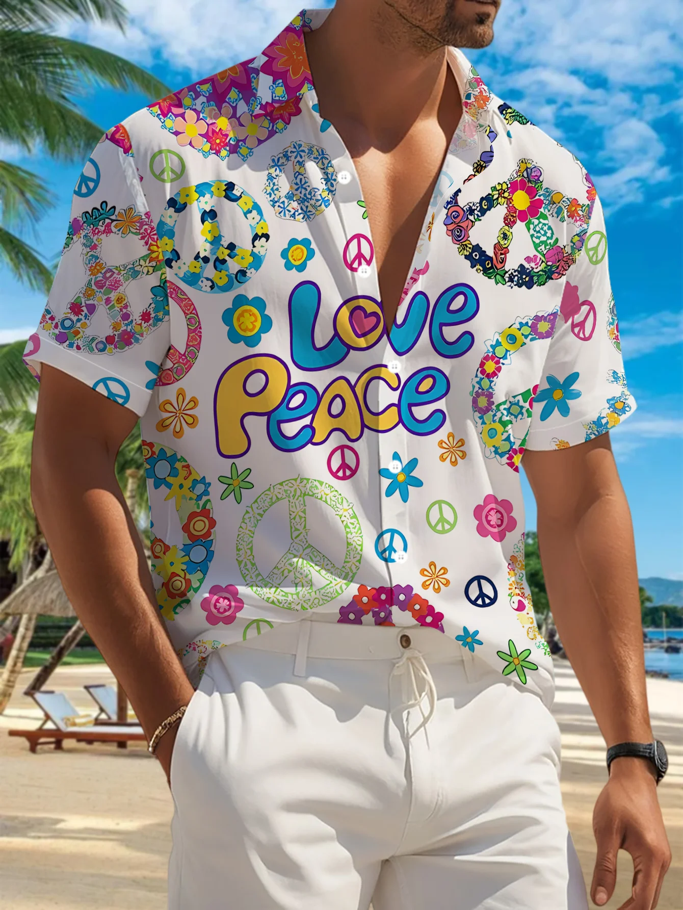 Chemise de resort à revers ave - Resort Shirt Floral avis et prix