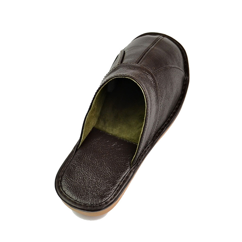 Mntrerm-Pantoufles à enfiler e - Flip Flop Leather Men avis et prix