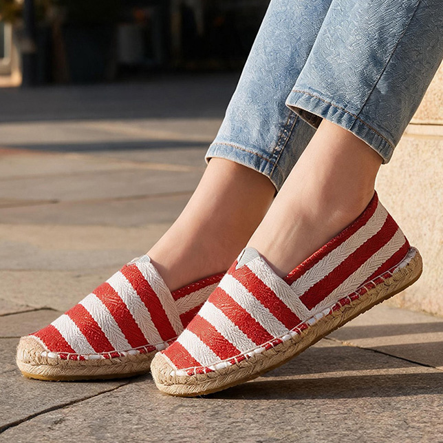 Chaussures en toile respirante - Espadrille Slip On avis et prix