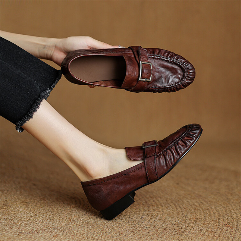 Escarpins en cuir véritable po - Casual Sandal Leather avis et prix