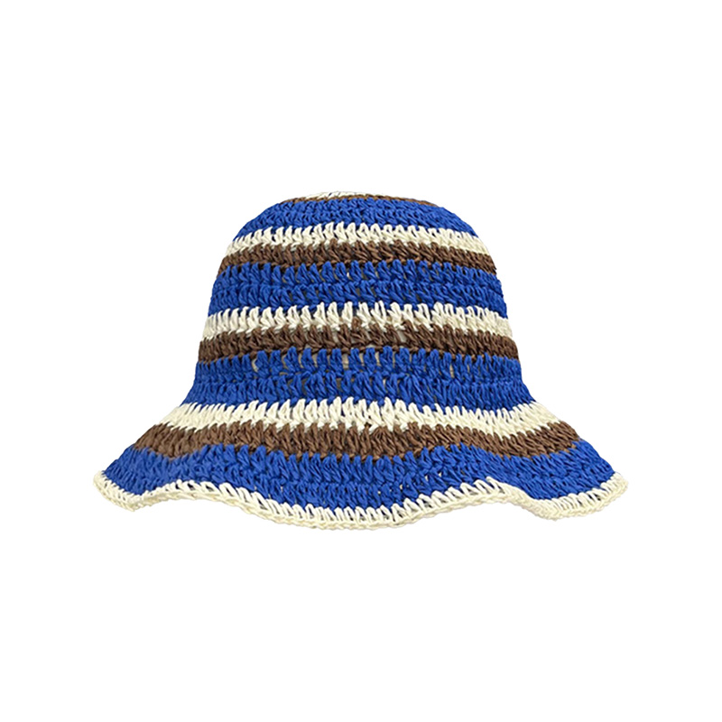 Chapeaux en paille tricotés à  - Bucket Hat Straw avis et prix