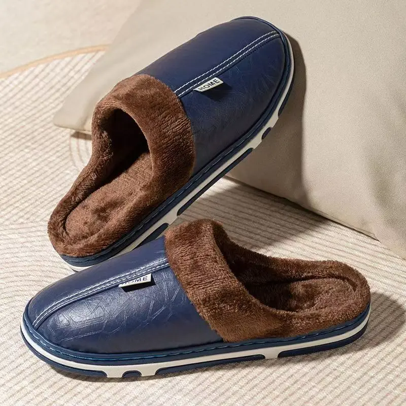 Chaussons d'hiver grande taill - Flip Flop Leather Men avis et prix