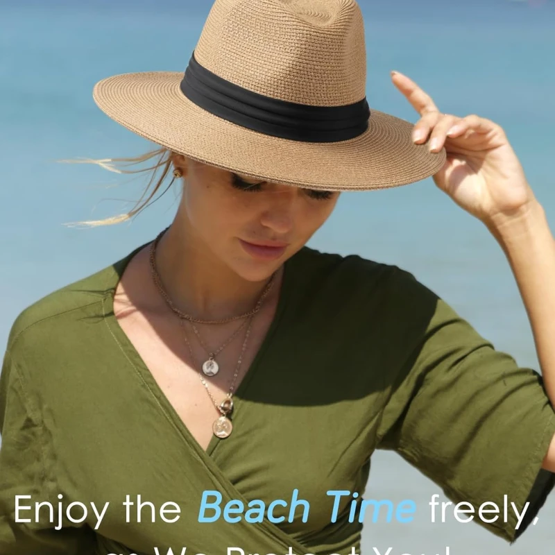 Grand Chapeau de Paille Panama - Bucket Hat Straw avis et prix