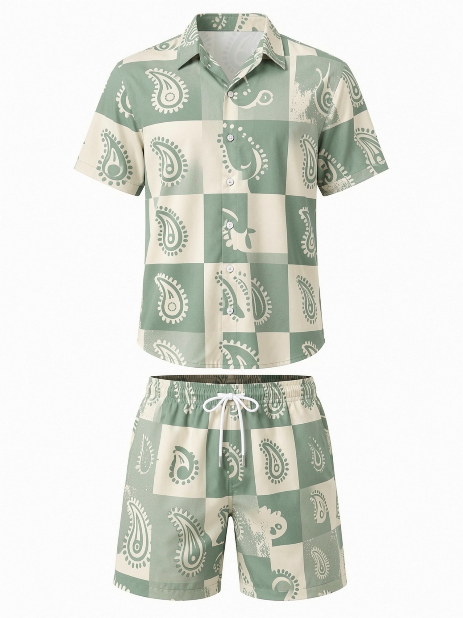 Ensemble chemise à manches cou - Resort Shirt Floral avis et prix