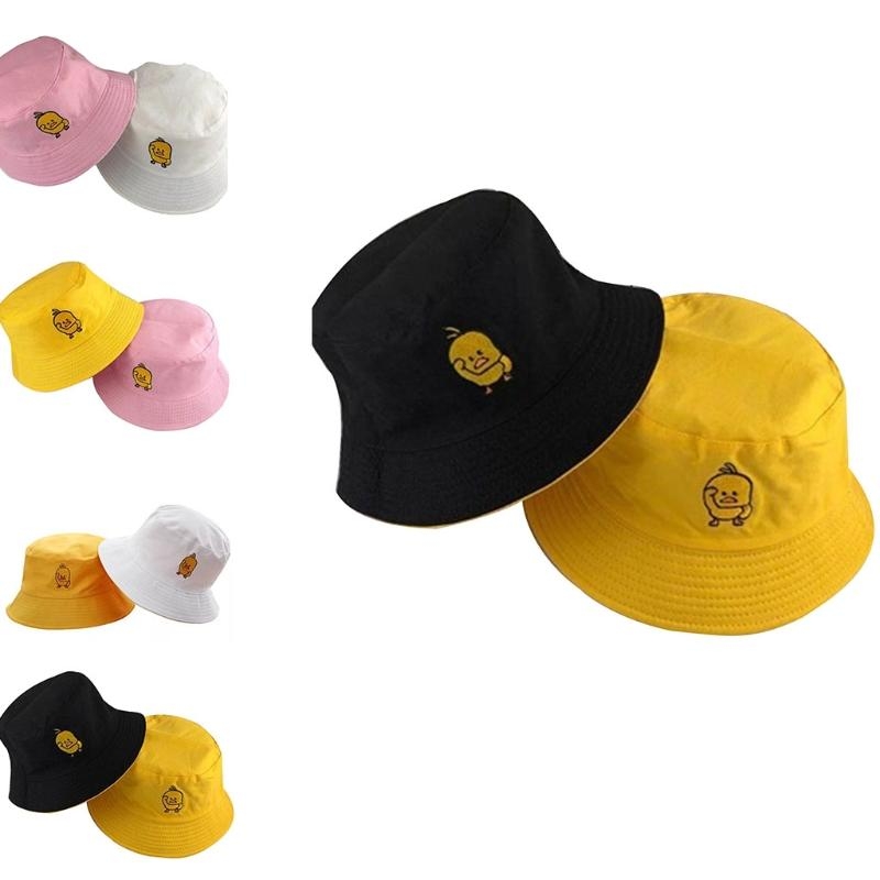 Chapeau seau brodé canard jaun - Packable Hat Nylon avis et prix
