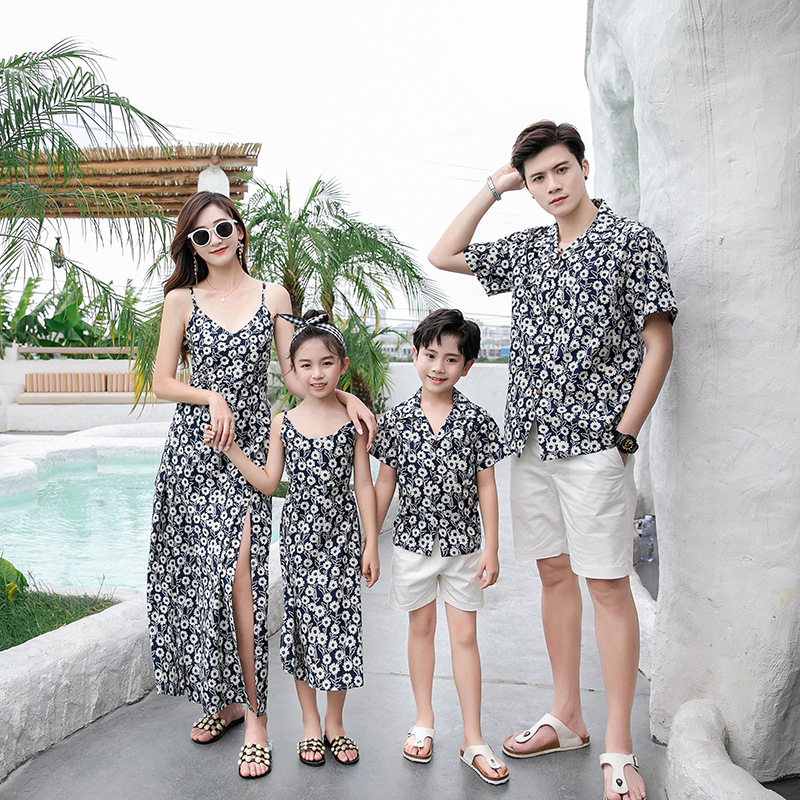 Tenue Assortie Famille : Robe  - Resort Shirt Floral avis et prix
