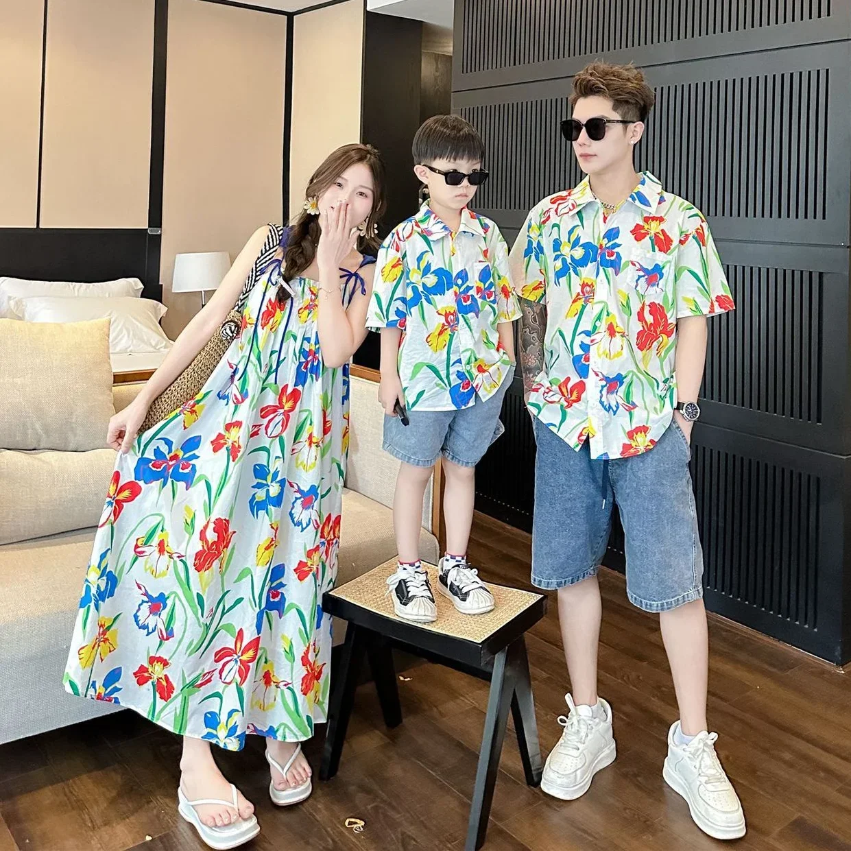 VacationClothes coréen maman e - Resort Shirt Floral avis et prix