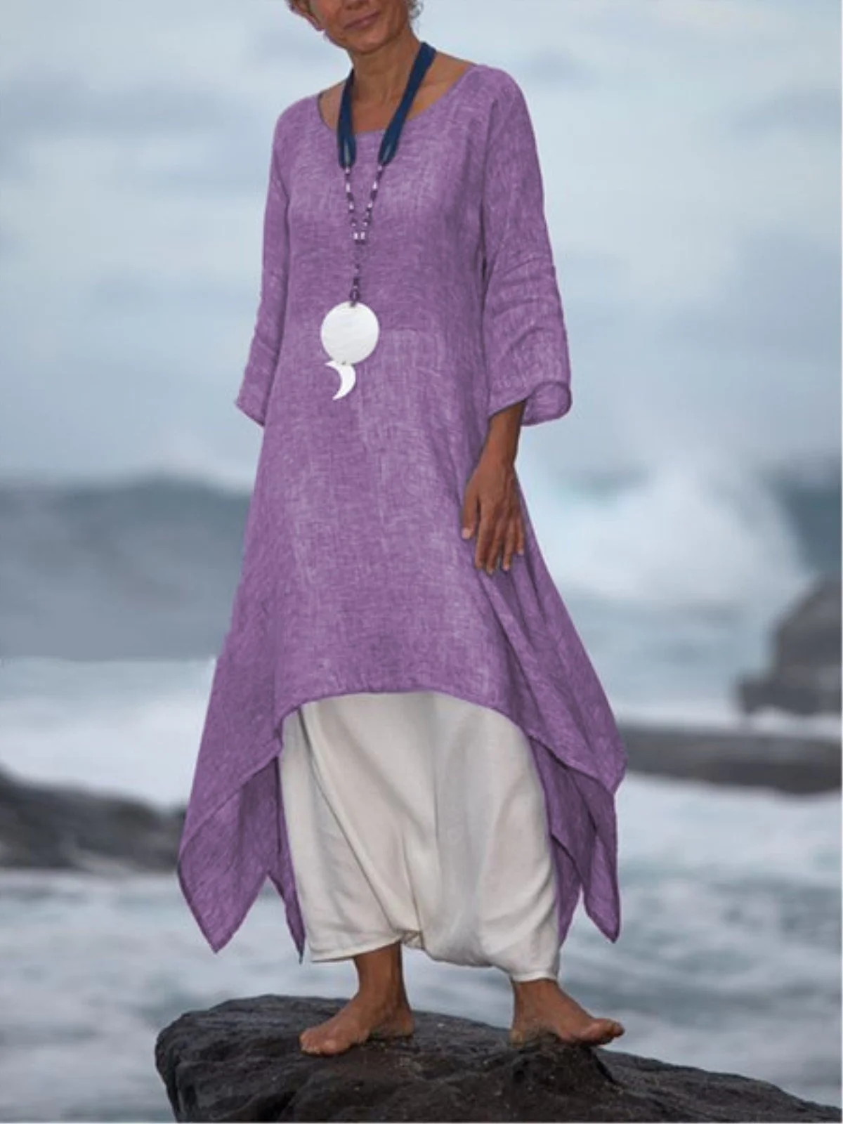 2023 été femmes mode irréguliè - Linen Shirt Breathable avis et prix