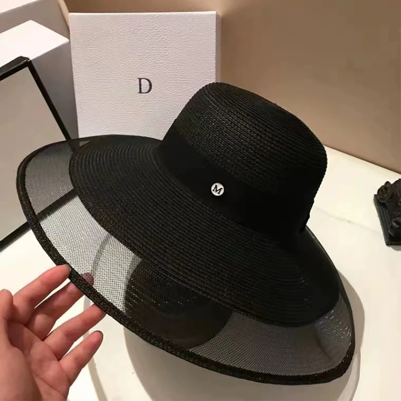 Chapeau de soleil en paille pl - Bucket Hat Straw avis et prix