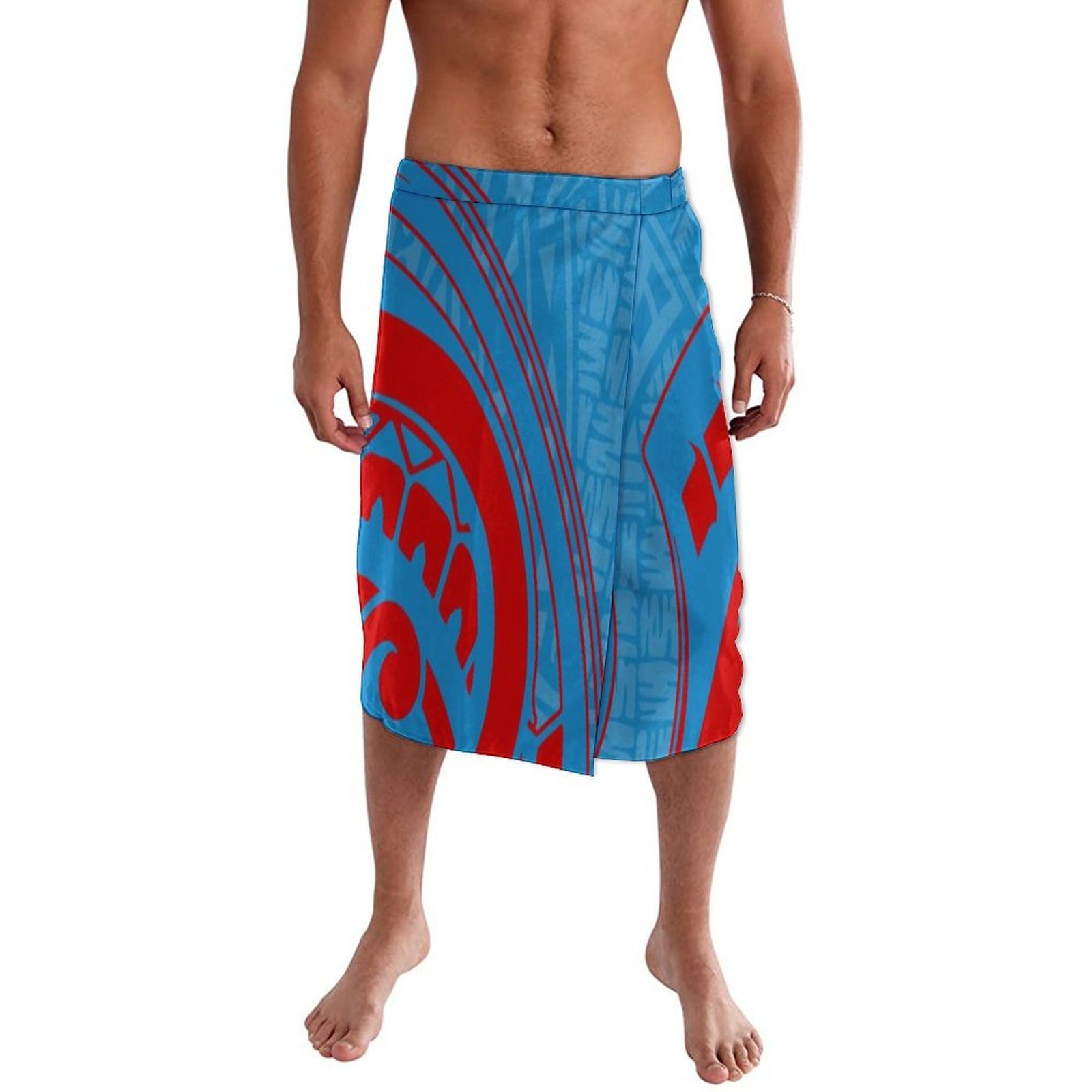 Jupe mi-longue bleue douce per - Sarong Men Wrap avis et prix