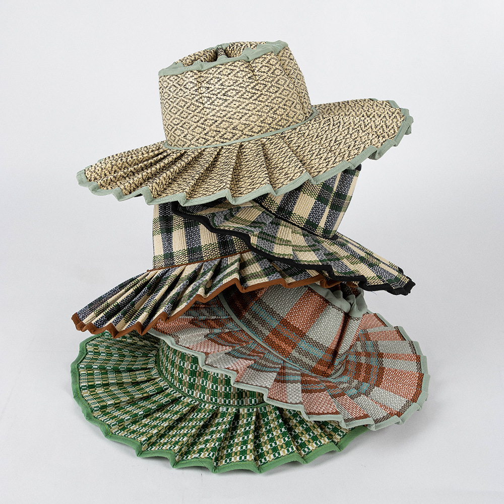 USPOP-Chapeau en paille plissé - Bucket Hat Straw avis et prix